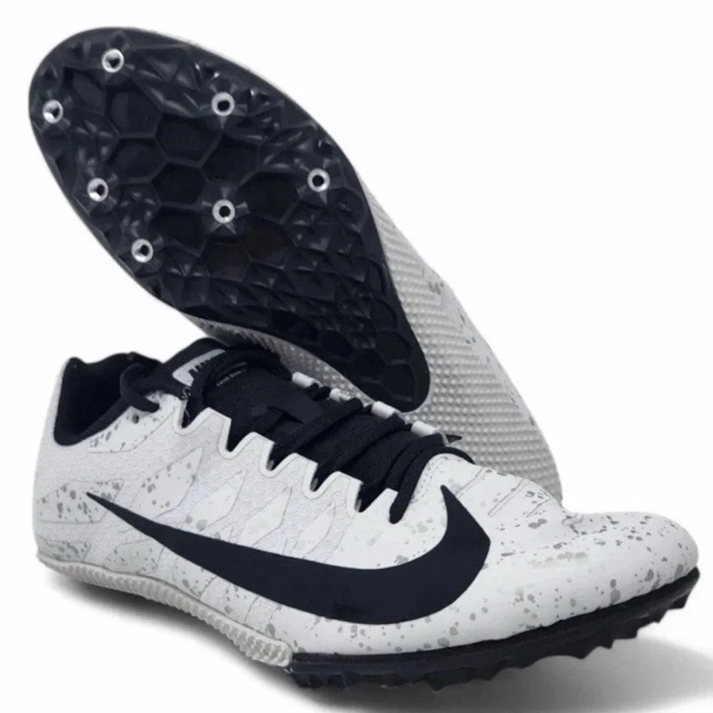 Nike Zoom Rival S 9 Track Spikes Men's Size 15 Pure Platinum Speckled 907564-005